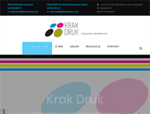 Tablet Screenshot of krakdruk.com.pl